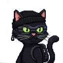 A picture of our hero, KleptoKitty